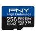 PNY PRO Elite High Endurance - Flash-Speicherkarte (SD-Adapter inbegriffen)