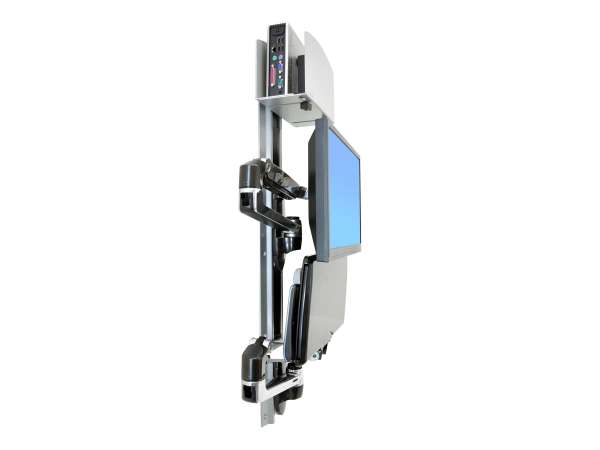 Ergotron LX Wall Mount System - Befestigungskit (Wandarm, Maushalterung, 2 Schienenabdeckungen, Tast