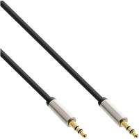 InLine Slim Audio Kabel Klinke 3,5mm ST/ST - Stereo - 0,5m