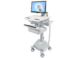 Ergotron Wagen (nur Laden) - offene Architektur - für LCD-Display / PC-Ausrüstung - verriegelbar - m