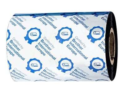 Brother Premium - Schwarz - 80 mm x 300 m - Farbband (Packung mit 12)