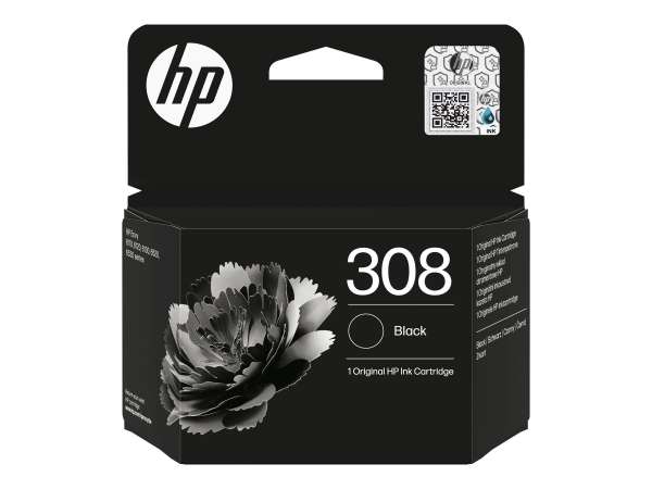 HP 308 - Schwarz - original - Blisterverpackung