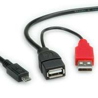 ROLINE USB- / Stromkabel - Micro-USB Typ B (M)