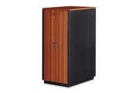 DIGITUS Professional SOUNDproof - Schrank Netzwerkschrank - Schwarz, kirschrot, RAL 9005 - 32U - 48.