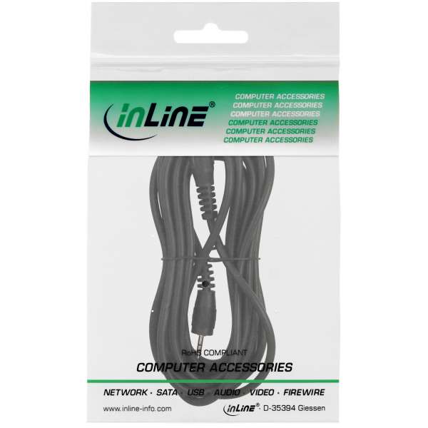 InLine Klinke Kabel - 2,5mm Stecker / Stecker - Stereo - 3m
