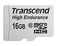 Transcend Hochbelastbare - Flash-Speicherkarte (microSDHC/SD-Adapter inbegriffen)
