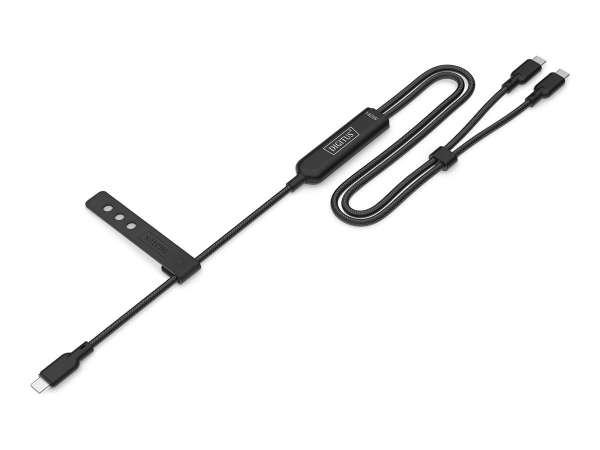 DIGITUS USB-C 2in1 Ladekabel, 140W, 1,8m