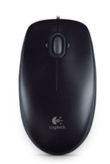 Logitech M100 USB Optisch Schwarz Maus