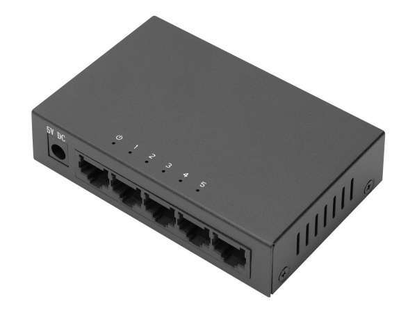 DIGITUS DN-80068 - Switch - unmanaged - 5 x 10/100