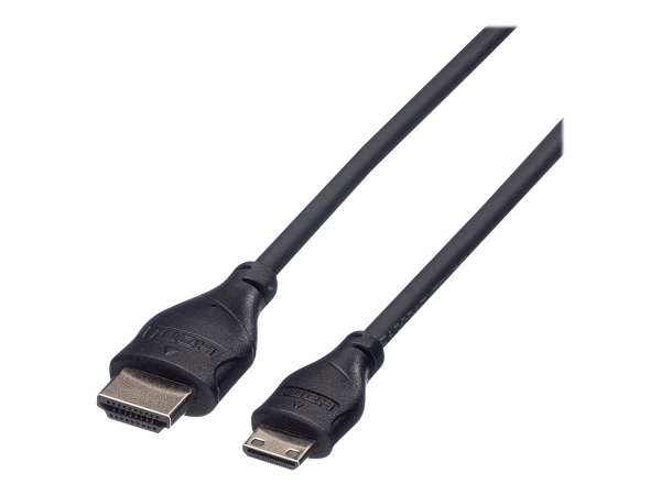 ROLINE Green - Highspeed - HDMI-Kabel mit Ethernet - HDMI männlich zu 19 pin mini HDMI Type C männli