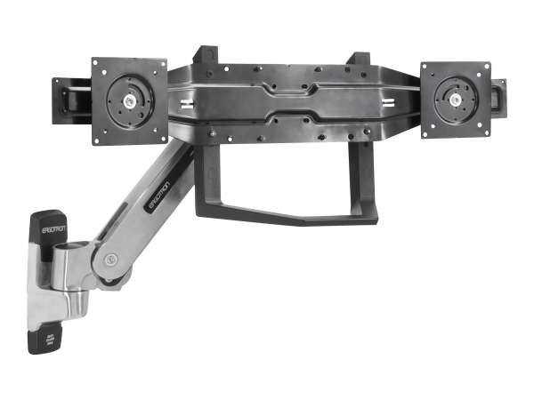 Ergotron Montagekomponente (Griff, Halterung für zwei Monitore) - für 2 LCD-Displays - Schwarz - Bil