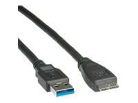 ROLINE USB-Kabel - 10-polig Micro-USB Typ A (M)