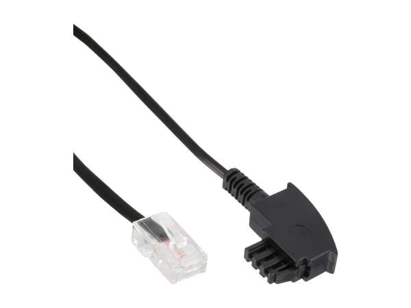 InLine TAE-F Kabel - für DSL-Router - TAE-F Stecker an RJ45 8P2C - 1m