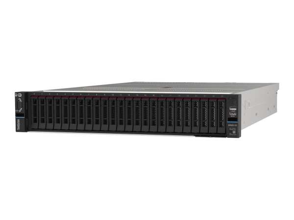 Lenovo ThinkSystem SR655 V3 7D9E - Server - Rack-Montage - 2U - 1-Weg - 1 x EPYC 9654P / 2.4 GHz - R