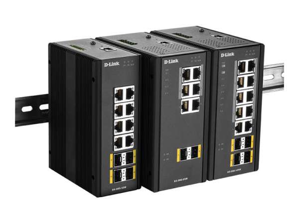 D-Link DIS 300G-12SW - Switch - managed - 8 x 10/100/1000 + 4 x 100/1000 SFP
