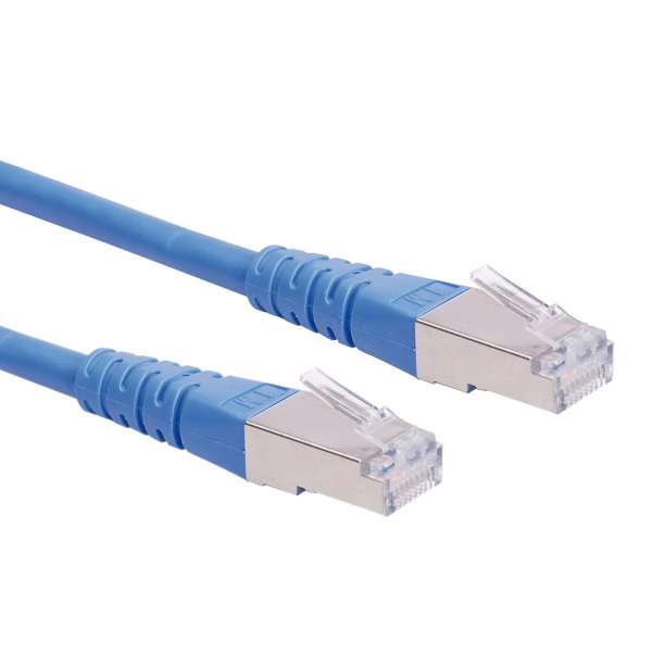 ROLINE Patch-Kabel - RJ-45 (M) - RJ-45 (M) - 20 m - SFTP - ( Kategorie 6 ) - Blau