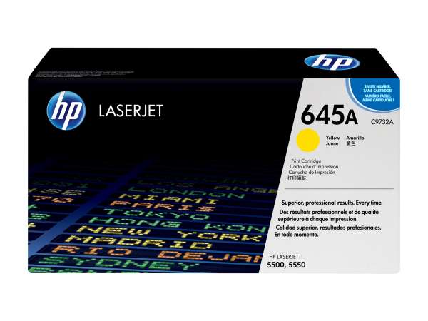 HP 645A - Gelb - original - LaserJet - Tonerpatrone (C9732A)