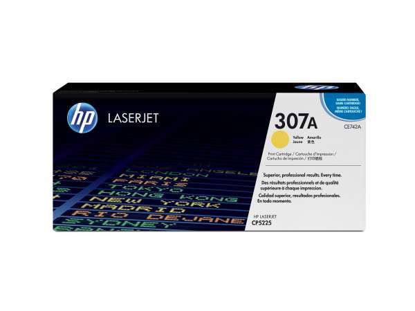 HP 307A - Gelb - original - LaserJet - Tonerpatrone (CE742A)