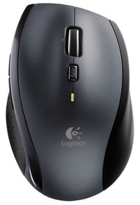 Logitech M705 - Maus - Für Rechtshänder - Laser - kabellos - 2.4 GHz - kabelloser Empfänger (USB)
