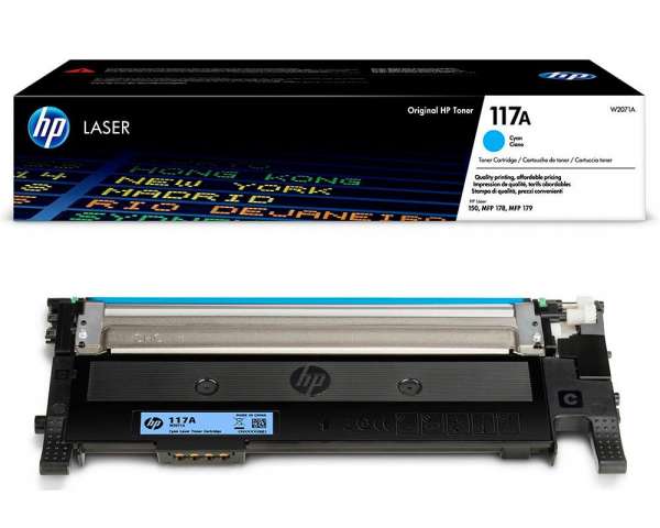 HP 117A - Cyan - Original - Tonerpatrone (W2071A)