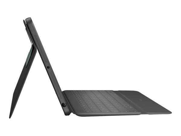 Logitech Rugged Folio - Tastatur und Foliohülle - Apple Smart connector - QWERTZ - Schweizerisch - f