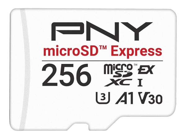 PNY Flash-Speicherkarte - 256 GB - A1 / Video Class V30 / UHS-I U3 / Class10