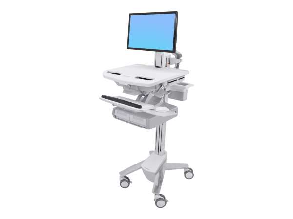 Ergotron Cart with LCD Pivot, 2 Drawers - Wagen - offene Architektur - für LCD-Display / PC-Ausrüstu