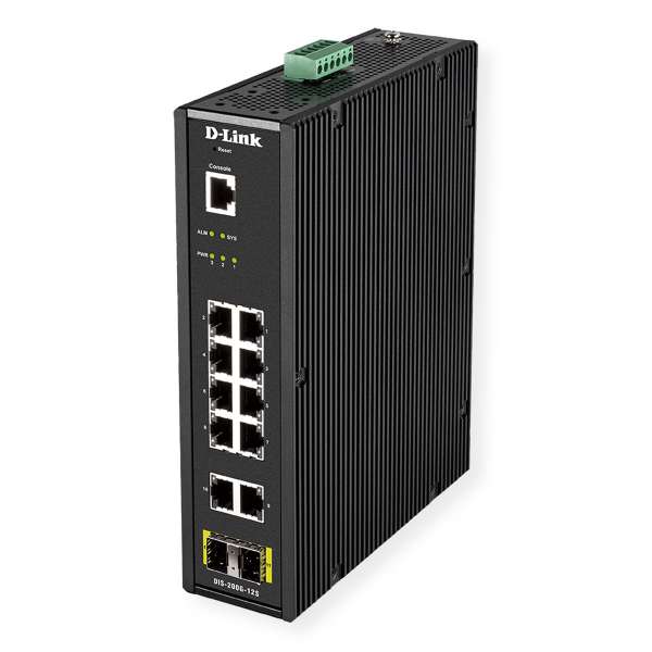D-Link DIS 200G-12S - Switch - managed - 10 x
