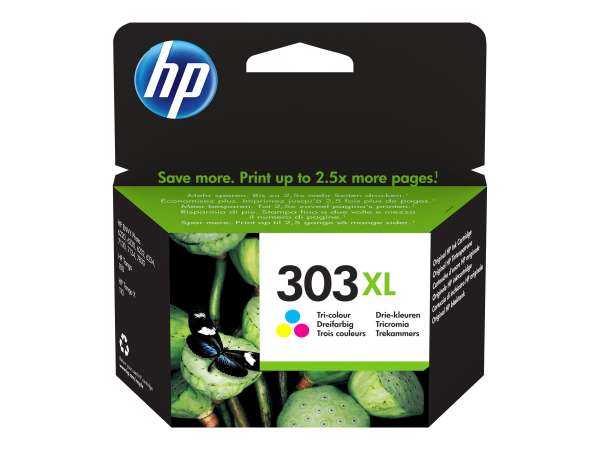 HP Tinte T6N03AE 303Xl XL c m y - Original - Tintenpatrone