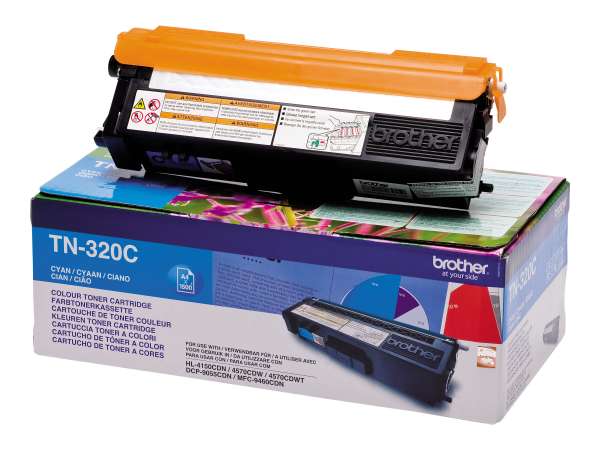 Brother TN320C - Cyan - original - Tonerpatrone