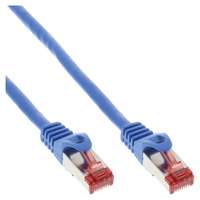 InLine Patchkabel - S/FTP (PiMf) - Cat.6 - 250MHz - PVC - Kupfer - blau - 10m
