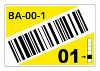 Brother Gelb - 90 x 110 mm 260 Etikett(en) (1 Rolle(n)