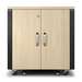 APC NetShelter - Schrank (vertikal) - schallisoliert - AC 100-230 V - Ahorn - 12U - 48.3 cm (19")