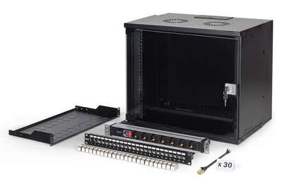 DIGITUS Netzwerk-Set SOHO Pro, 483 mm (19") - 9HE, 540 x 400 mm (B x T)