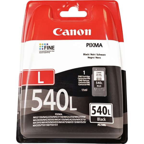 Canon PG-540L - 11 ml - L-Größe - Schwarz - original