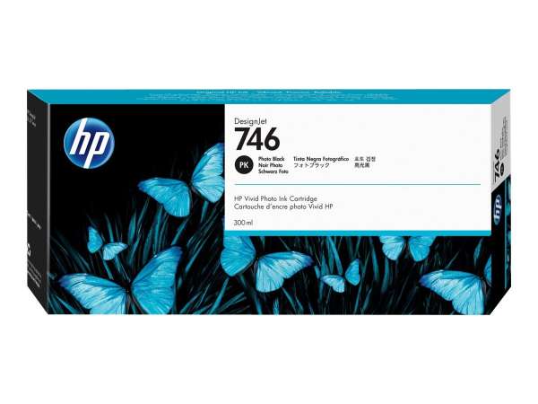 HP 746 - 300 ml - Photo schwarz - original -