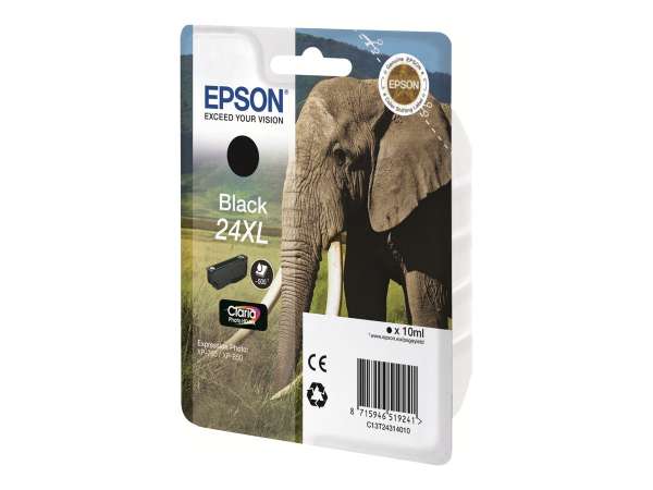 Epson 24XL - 10 ml - XL - Schwarz - original