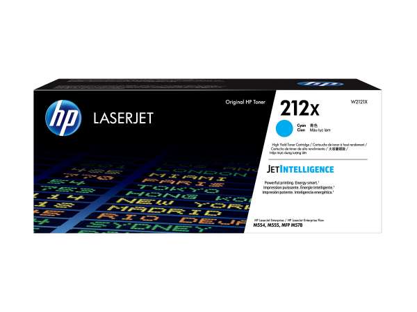 HP 212X High Yield Cyan Original Toner - Original - Tonereinheit