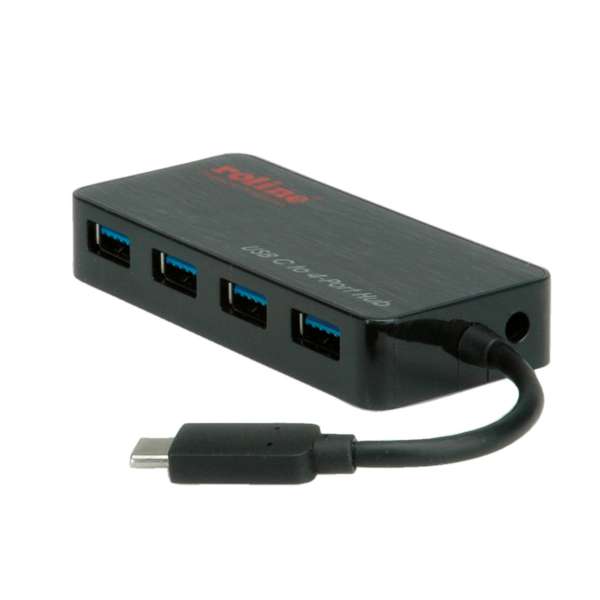 ROLINE Hub - 4 x SuperSpeed USB 3.0 - Desktop