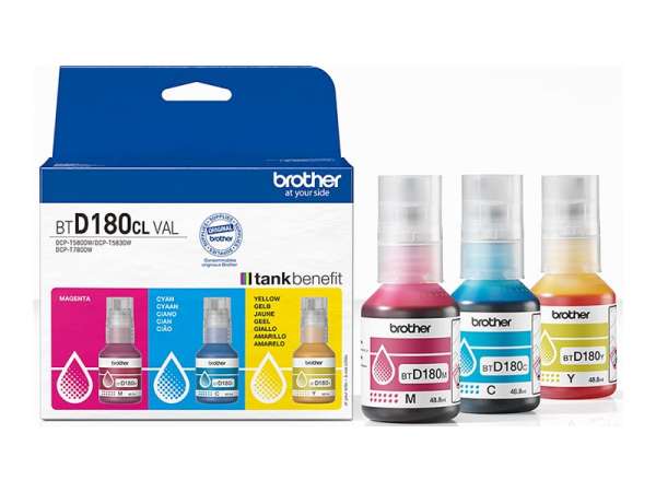 Brother BTD180CL Multipack - 3er-Pack - Gelb