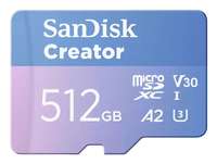 SanDisk Creator - Flash-Speicherkarte (microSDXC-an-SD-Adapter inbegriffen)