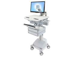 Ergotron Cart with LCD Arm, SLA Powered, 2 Drawers - Wagen (nur Laden)
