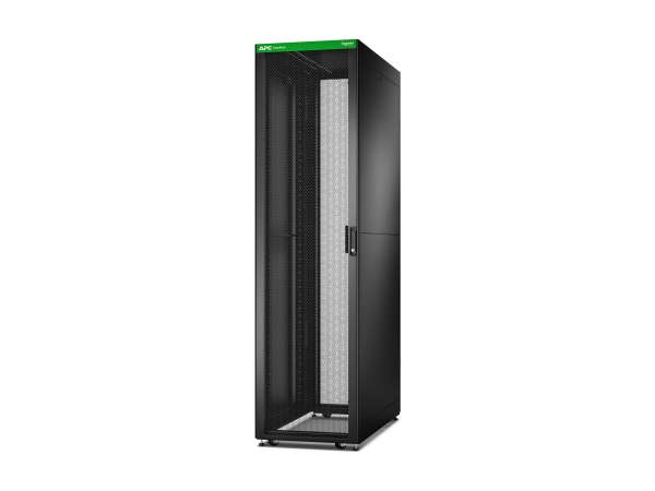 APC Easy Rack - Schrank Netzwerkschrank - mit Dach, Rollen, Füßen, 4 Bügeln, Seitenwänden, ohne Bode