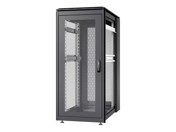 DIGITUS Unique Series - Schrank Netzwerkschrank - 600 x 1000 mm - Schwarz, RAL 9005 - 26U - 48.3 cm