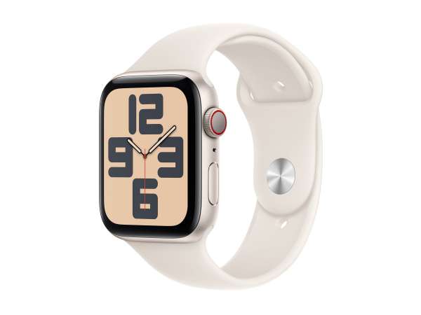 Apple Watch SE (GPS + Cellular) - 44 mm - Sternenlicht-Aluminium