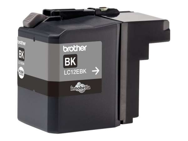 Brother LC12EBK - XL-Kapazität - Schwarz - original