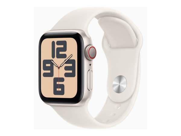 Apple Watch SE (GPS + Cellular) - 40 mm - Sternenlicht-Aluminium
