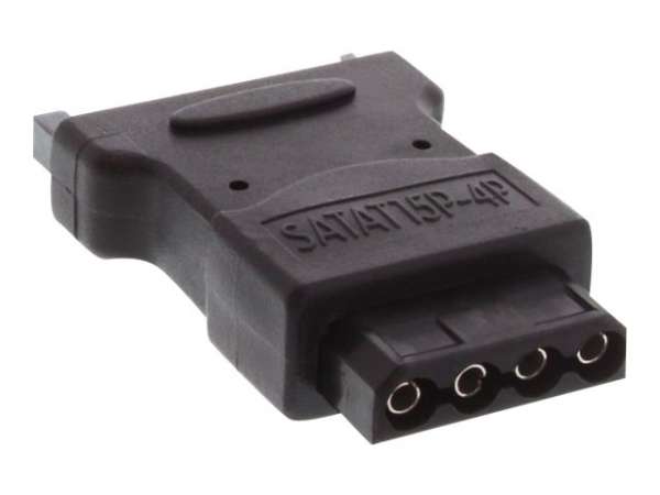 InLine SATA Stromadapter - 1x 13,34cm (5,25") Stecker an 15pol SATA Buchse