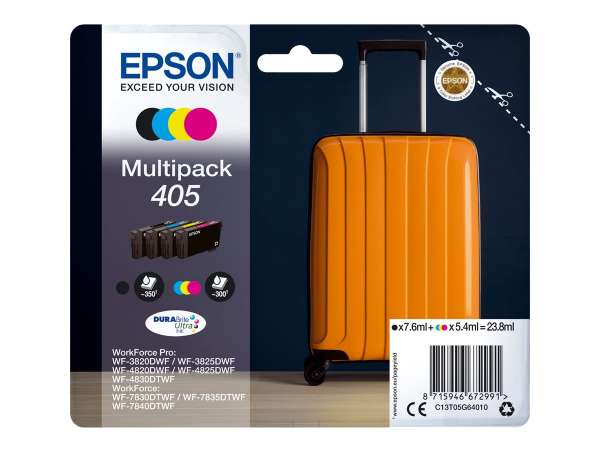 Epson 405 Multipack - 4er-Pack - Schwarz, Gelb