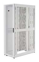 APC NetShelter SX - Schrank Netzwerkschrank - weiß - 48U - 48.3 cm (19")